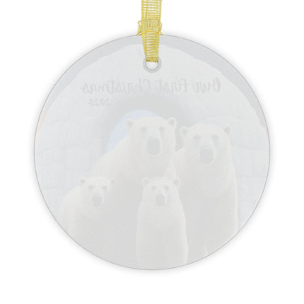 OUR FIRST CHRISTMAS POLAR BEARS Family Ornament