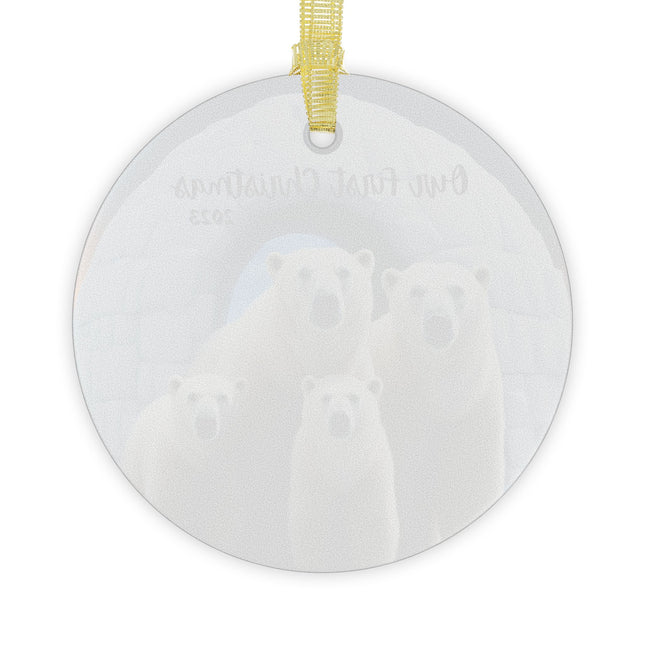 OUR FIRST CHRISTMAS POLAR BEARS Family Ornament
