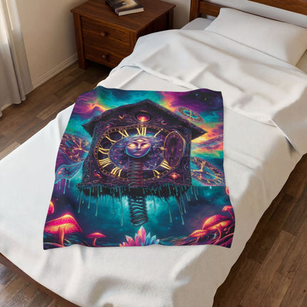 PSYCHEDELIC DIVINE TIME MANIPULATOR Trippy Blanket
