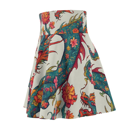 JAPANESE DRAGON Skater Skirt