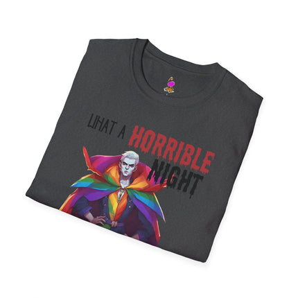 WHAT A HORRIBLE NIGHT TO LOSE A PURSE! Halloween Funny Video Game Inspired Pride Tee | LGBTQ Mens Womens Tshirt