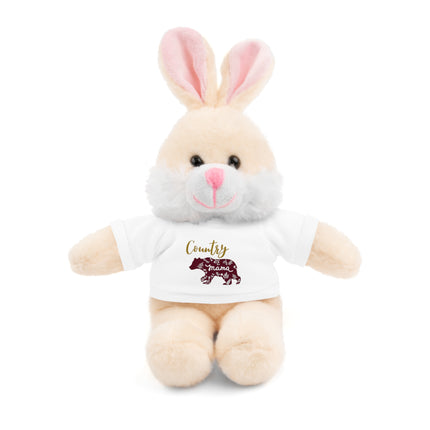 COUNTRY MAMA BEAR Stuffed Animal Teddy with Tee