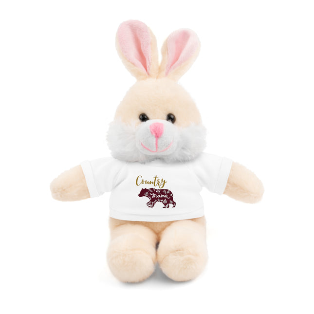 COUNTRY MAMA BEAR Stuffed Animal Teddy with Tee