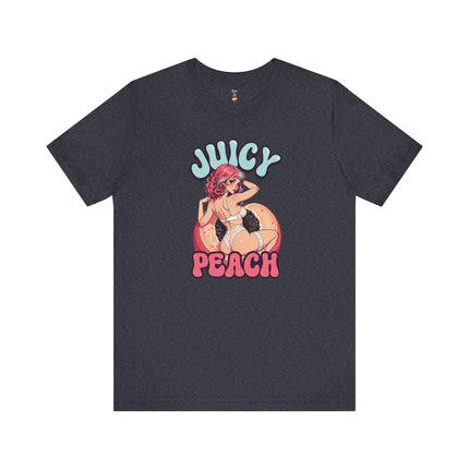 JUICY PEACH T-Shirt Provocative Seductive Sexy Cartoon Tee