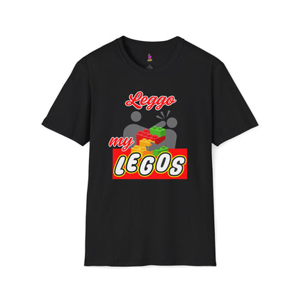 LEGGO MY LEGOS Spoof T-Shirt - Funny 90s Eggo Waffles Parody Tee