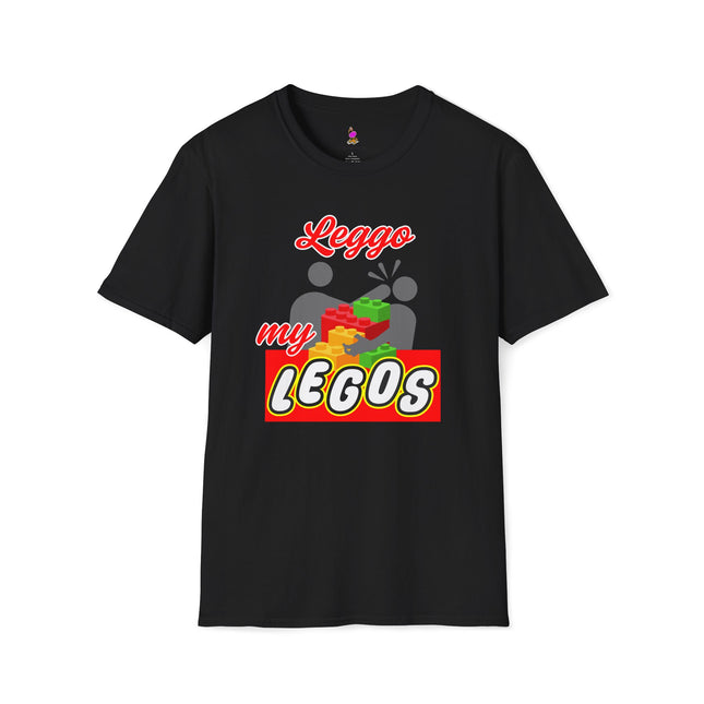 LEGGO MY LEGOS Spoof T-Shirt - Funny 90s Eggo Waffles Parody Tee