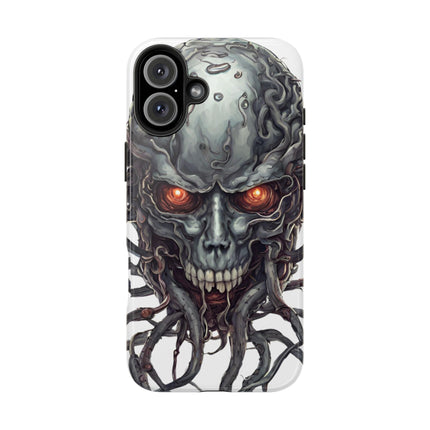 TENTACLED METAL ALIEN SKULL Phone Case