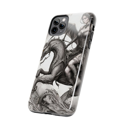 DRAGON AND MORPHING REPTILIAN BEAUTY Phone Case