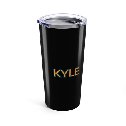 CUSTOM LETTER K PERSONALIZED KIDS WARRIOR CAT BOYS Tumbler