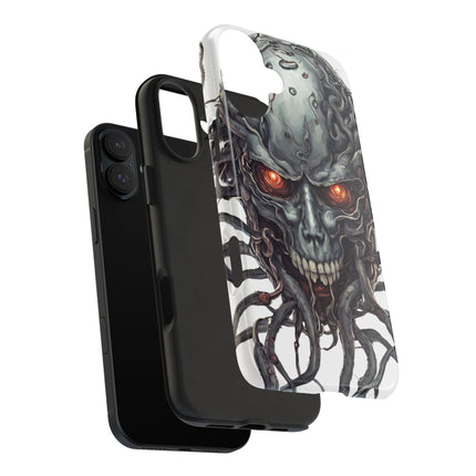 TENTACLED METAL ALIEN SKULL Phone Case
