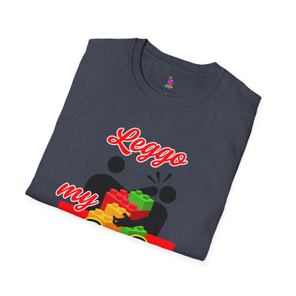 LEGGO MY LEGOS Spoof T-Shirt - Funny 90s Eggo Waffles Parody Tee