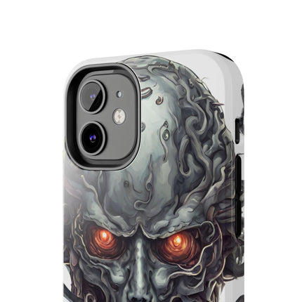 TENTACLED METAL ALIEN SKULL Phone Case