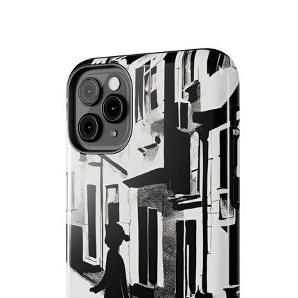 VINTAGE CITY CAT ALLEY WAY Phone Case