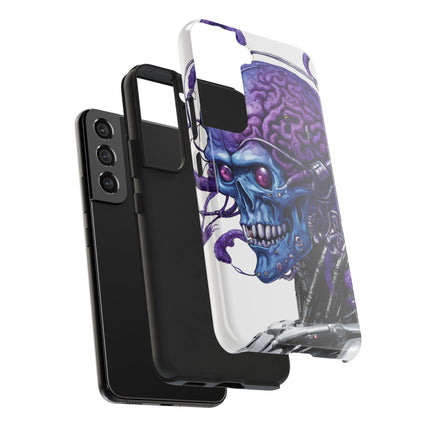 BLUE ALIEN SKULL Phone Case