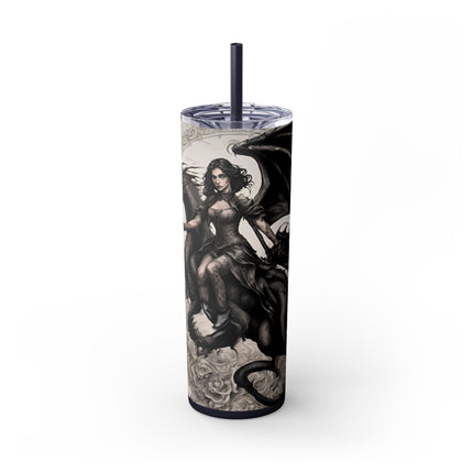GOTHIC MEDIEVAL UNDEAD BEAUTY DARK FANTASY DRAGON Tumbler