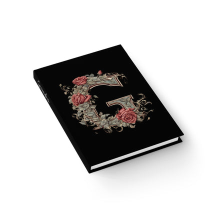 Personalized Letter G Diary | Custom Companion Journal | Hardcover Daily Life Log Black Book | Birthday, Wedding, Grandma, Grandmother Gift