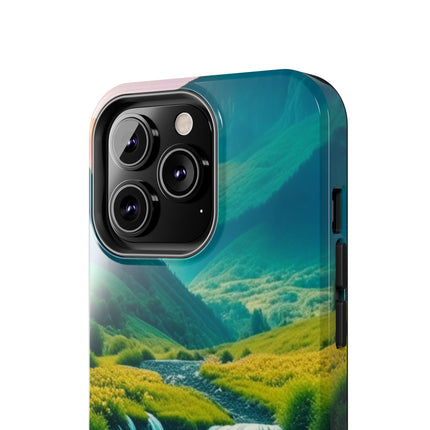 FLOWER CASCADE MOUNTAINS Phone Case