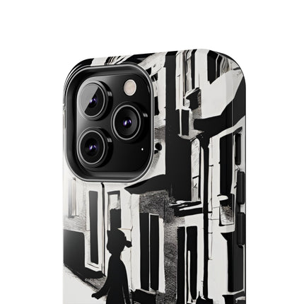 VINTAGE CITY CAT ALLEY WAY Phone Case