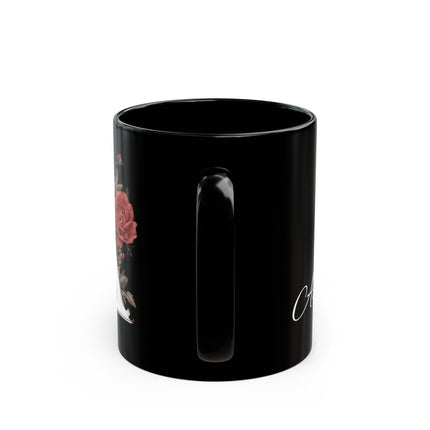 CUSTOM Personalized Letter A and Name Coffee Cup | Mom, Grandma, Aunt Gift