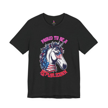 PROUD TO BE A REPUBLICORN T-Shirt - Funny Republican Unicorn Patriotic Tee