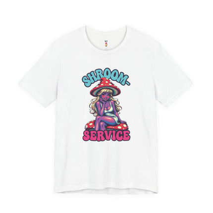 SHROOM SERVICE T-Shirt Provocative Seductive Sexy Cartoon Tee
