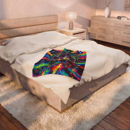 PSYCHEDELIC MIND BENDING PORTAL GODDESS Trippy Blanket