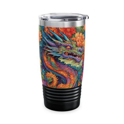 JAPANESE DRAGON FLORAL Tumbler