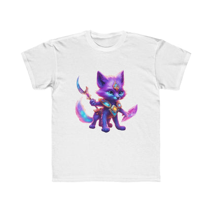 NEON PURPLE CENTAUR CRYSTAL FOX Girls Tshirt