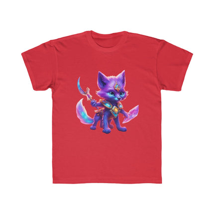 NEON PURPLE CENTAUR CRYSTAL FOX Girls Tshirt