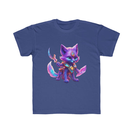 NEON PURPLE CENTAUR CRYSTAL FOX Girls Tshirt
