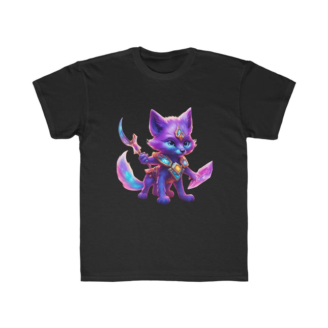 NEON PURPLE CENTAUR CRYSTAL FOX Girls Tshirt