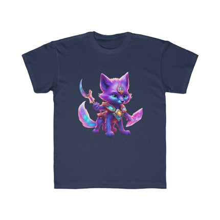 NEON PURPLE CENTAUR CRYSTAL FOX Girls Tshirt