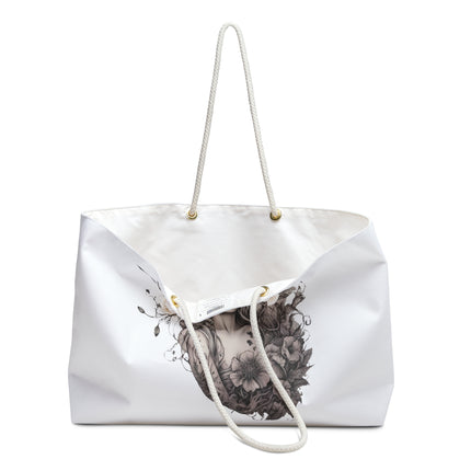 Flower Fantasy Butterfly Fairy Travel Gift Bag, Flower Garden Princess Maiden Weekend Bag, Mystical Beauty Tote