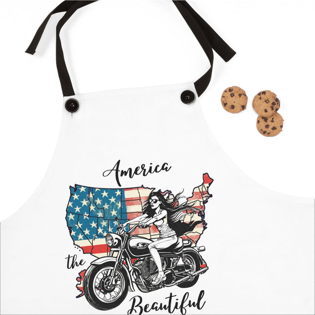 AMERICA THE BEAUTIFUL Woman Rider Apron