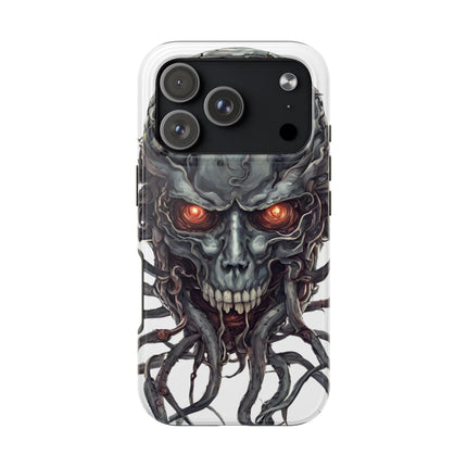 TENTACLED METAL ALIEN SKULL Phone Case