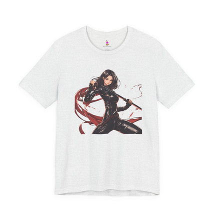 BLADE OF THE NINJA T-Shirt - Anime Assassin Leather Warrior Art Tee