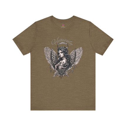 HEAVENLY Butterfly Winged Angel T-Shirt - Beautiful Spiritual Art Tee