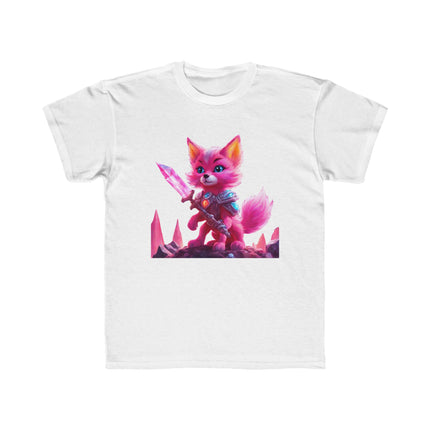 NEON PINK CENTAUR CRYSTAL FOX Girls Tshirt