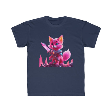 NEON PINK CENTAUR CRYSTAL FOX Girls Tshirt