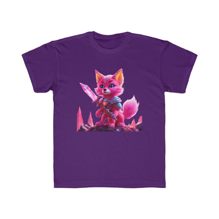 NEON PINK CENTAUR CRYSTAL FOX Girls Tshirt