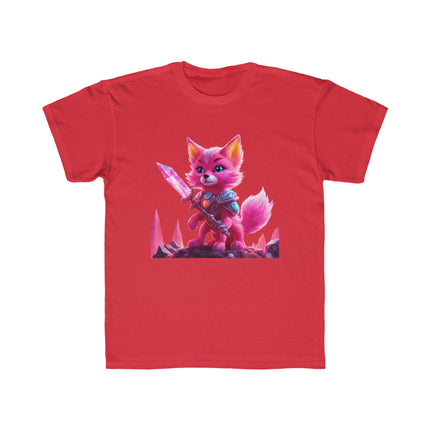 NEON PINK CENTAUR CRYSTAL FOX Girls Tshirt