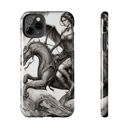 DRAGON AND MORPHING REPTILIAN BEAUTY Phone Case