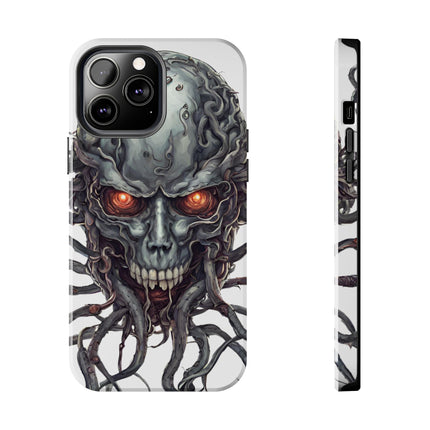 TENTACLED METAL ALIEN SKULL Phone Case