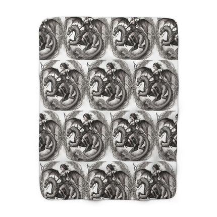 MEDIEVAL FLYING DRAGON Blanket