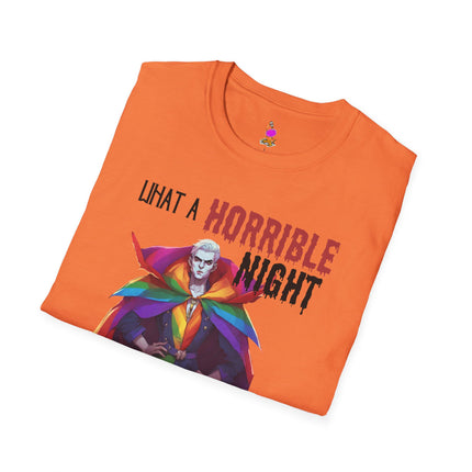 WHAT A HORRIBLE NIGHT TO LOSE A PURSE! Halloween Funny Video Game Inspired Pride Tee | LGBTQ Mens Womens Tshirt