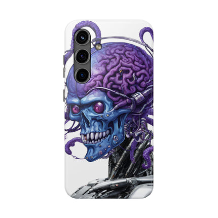 BLUE ALIEN SKULL Phone Case