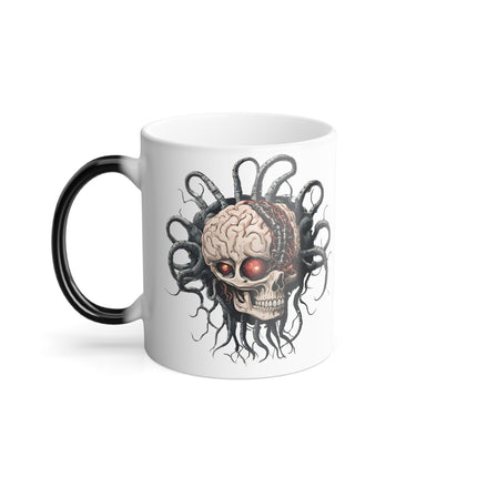 PERSONALIZED Evil Alien Skull Coffee Mug | Tentacle Robotic Cyborg Brain Cup | Gift For Him | Video Game Inspired Mug | Gift For Her