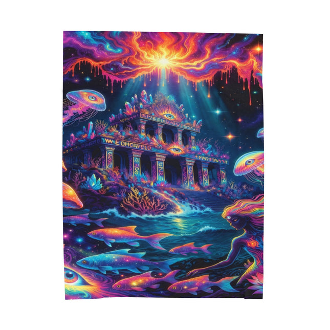 TEMPLE OF ATLANTIS Psychedelic Blanket