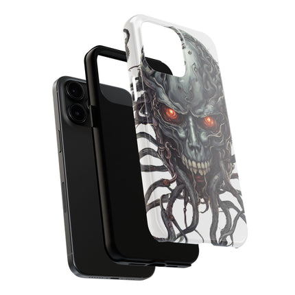 TENTACLED METAL ALIEN SKULL Phone Case