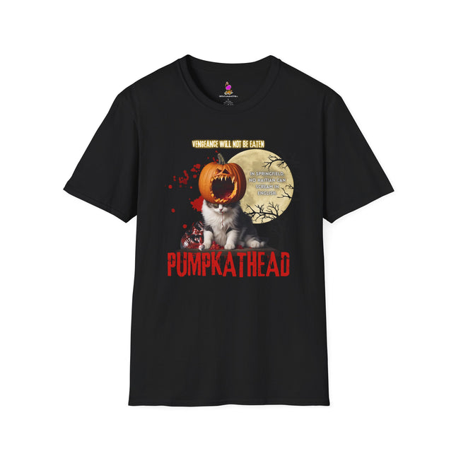 PUMPKATHEAD Pumpkinhead Spoof Eating Cats Springfield, Ohio Shirt